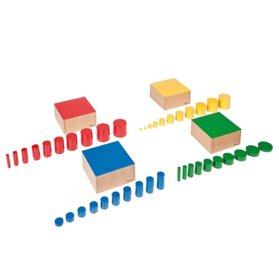 Εικόνα της Nienhuis Montessori-Set Of Knobless Cylinders