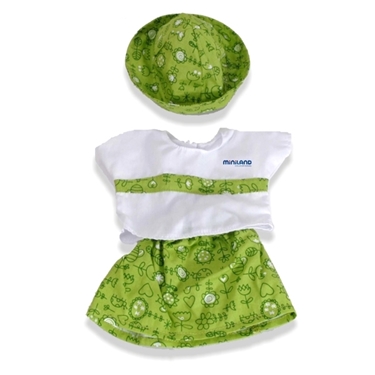 Εικόνα της Πράσινο φόρεμα με καπέλο