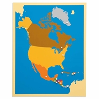 Εικόνα της Nienhuis Montessori-Puzzle Map: North America
