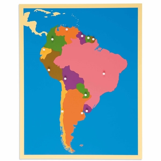 Εικόνα της Nienhuis Montessori-Puzzle Map South America