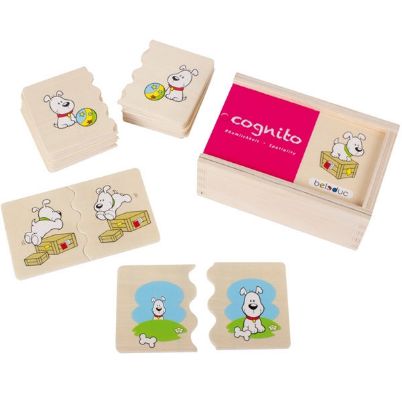 Beleduc 11530 Cognito – Ξύλινη κασετίνα δραστηριοτήτων για θέσεις στο χώρο, με αυτοδιόρθωση και εμπλουτισμό λεξιλογίου σε παιδιά