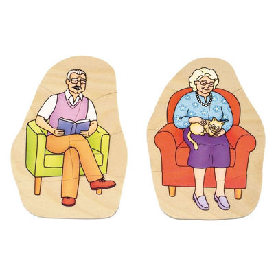 Εικόνα της Παζλ Επιπέδων Γιαγιά και Παππούς