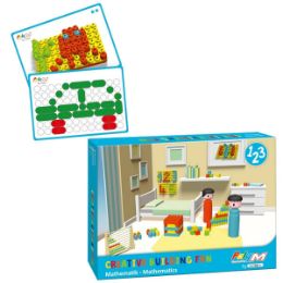 Το σετ 15 εκπαιδευτικών καρτών μαθηματικών Beleduc 20812 Poly-M με εικόνες αριθμών και σχημάτων.