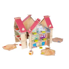 Ταμπλό και κάρτες του Banditti που απεικονίζουν δωμάτια του σπιτιού και θησαυρούς όπως καθημερινά αντικείμενα.