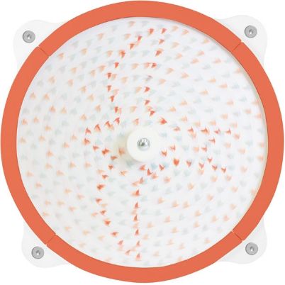 Ο ξύλινος επιτοίχιος Τροχός Οφθαλμαπάτης Αέρας Beleduc 23810 με τα μοτίβα που θυμίζουν την κίνηση του ανέμου.