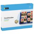 Το κουτί συσκευασίας του Quadricubes Nathan – Εκπαιδευτικό Sudoku Αριθμών & Ποσοτήτων (Κωδ. 342323) για παιδιά από 5 ετών, σε λευκό φόντο.