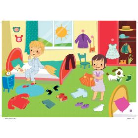 Μια από τις 10 σκηνές Nathan 35x25cm που απεικονίζει ρεαλιστικά πρόσωπα σε κοινωνική αλληλεπίδραση.