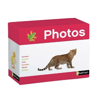Η συσκευασία του εκπαιδευτικού σετ λεξιλογίου και περιβάλλοντος Nathan 342345 Φωτογραφίες Ζώα.