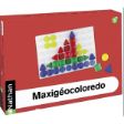 Το κουτί του σετ Nathan 345110 Maxigeocoloredo για παιδιά 3 ετών.