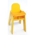 Το ξύλινο καρεκλάκι κούκλας Nathan 371228 σε κίτρινο χρώμα.