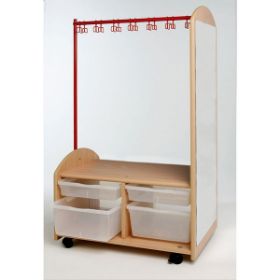 Η μονάδα μεταμφίεσης Nathan 371229 με τον ολόσωμο καθρέφτη και τη μπάρα για τα ρούχα.