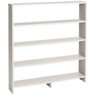 Η λευκή πλάτη επίπλου Nathan 372149 με τα 4 επίπεδα αποθήκευσης και τον λιτό σχεδιασμό.