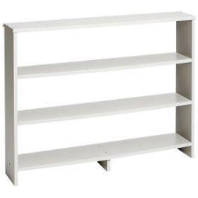 Η λευκή πλάτη επίπλου Nathan 372151 με τα 3 ράφια αποθήκευσης.