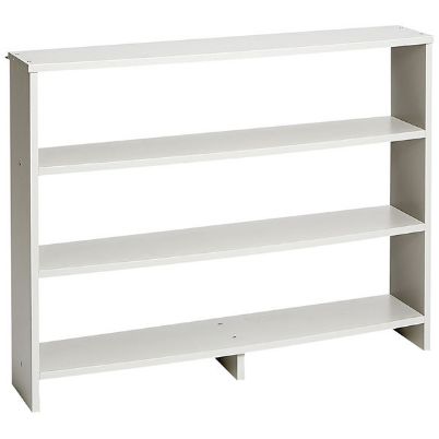 Η λευκή πλάτη επίπλου Nathan 372151 με τα 3 ράφια αποθήκευσης.