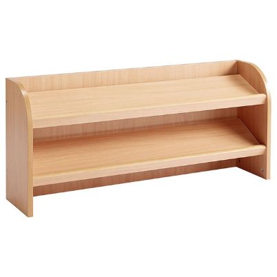 Η ραφιέρα τοίχου Nathan 372154 σε φυσικό χρώμα μελαμίνης με τα δύο ράφια.