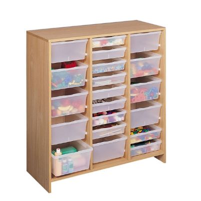 Η μονάδα Nathan 372438 με τα 20 διαφανή συρτάρια οργάνωσης σε πλήρη διάταξη.