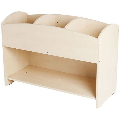 Το κουτί βιβλίων Nathan 372556 από μελαμίνη με τα 3 τμήματα και τα ρυθμιζόμενα χωρίσματα.