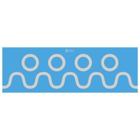 Ο επιτοίχιος πίνακας προγραφής Nathan 372918 με το κυματιστό μοτίβο (Waves).