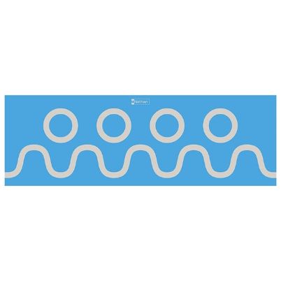 Ο επιτοίχιος πίνακας προγραφής Nathan 372918 με το κυματιστό μοτίβο (Waves).