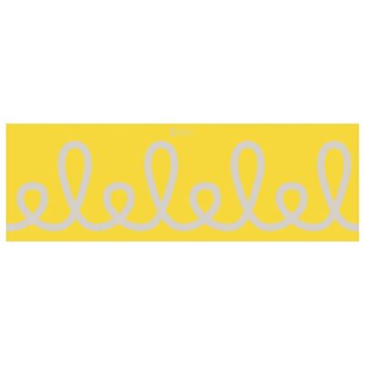 Ο επιτοίχιος πίνακας προγραφής Nathan 372919 με το μοτίβο Loops σε γαλάζιο φόντο.