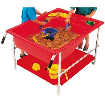 Η λεκάνη άμμου και νερού δύο επιπέδων Nathan 373122 με τις δύο ράμπες ροής.