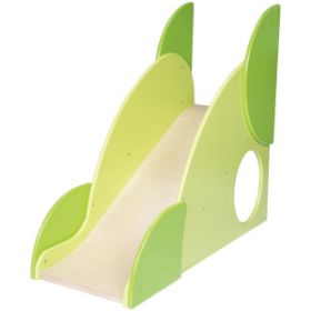 Η ξύλινη τσουλήθρα Nathan 373214 Actibaby με την ήπια κλίση και το φινιστρίνι στη βάση.