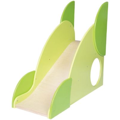 Η ξύλινη τσουλήθρα Nathan 373214 Actibaby με την ήπια κλίση και το φινιστρίνι στη βάση.