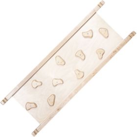 Η πλευρά της μπάρας Nathan 373219 με τα ξύλινα πατήματα σε διάφορες θέσεις.