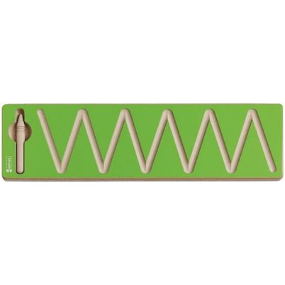 Η ξύλινη πλάκα γραφικών diagonals Nathan 375204 με το ενσωματωμένο ξύλινο μολύβι στη βάση της.