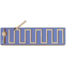 Η ξύλινη πλάκα γραφικών crenels Nathan 375206 με το ενσωματωμένο ξύλινο μολύβι στη βάση της.