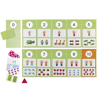 Η πλήρης μαγνητική αριθμογραμμή Nathan 388067 με τους αριθμούς από το 0 έως το 10.