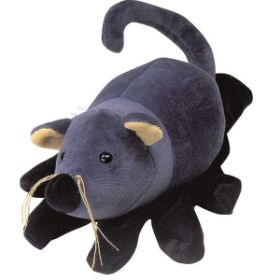 Κοντινό πλάνο στο μαλακό, ανθεκτικό ύφασμα και τις λεπτομέρειες της γαντόκουκλας 40030.