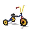 Το πολύχρωμο Τρίκυκλο Winther Mini Viking 414 για παιδιά από 1 έτους, σε λευκό φόντο.