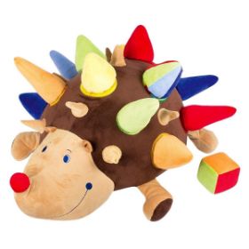 Ο μεγάλος βελουτέ σκαντζόχοιρος Oscar Beleduc 42045 με χρωματιστά αγκάθια.