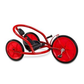 Το κόκκινο όχημα συντονισμού και δράσης U-rider Winther V. Explorer 486, για παιδιά από 6 ετών, σε λευκό φόντο.