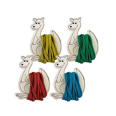 Ελαστικό λάστιχο καγκουρό Beleduc 50430 σε διαφορετικά χρώματα.