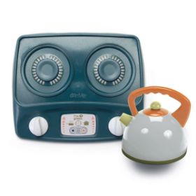 Οικολογικό σετ με βραστήρα και μάτια κουζίνας Dantoy BIO από βιώσιμο πλαστικό για δημιουργικό παιχνίδι ρόλων και κοινωνικοποίηση.