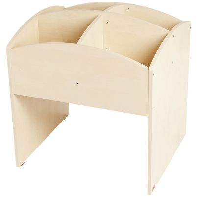 Η ψηλή θήκη βιβλίων Nathan 372557 από μελαμίνη με τα 4 ρυθμιζόμενα χωρίσματα στο πάνω μέρος.