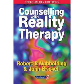 Το πολύχρωμο εξώφυλλο του Counselling with Reality Therapy: Εισαγωγή και Πρακτική Εφαρμογή της Θεραπείας Πραγματικότητας (Speechmark) 3114, σε λευκό φόντο.