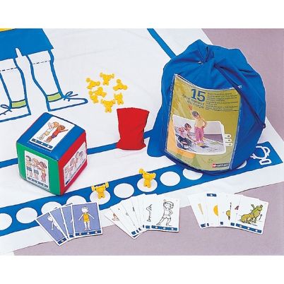 Ο μεγάλος τάπητας δραστηριοτήτων Nathan 371118 με τα 15 παιχνίδια γνωριμίας με το σώμα.