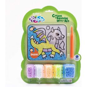 Η συσκευασία του Playfoam 2040 με τα 5 χρώματα και την απεικόνιση του δράκου.