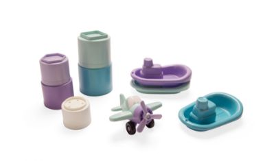 Ολοκληρωμένο σετ 9 τεμαχίων Dantoy για παιχνίδι στο νερό και το μπάνιο, πλενόμενο στο πλυντήριο, ιδανικό για αισθητηριακή ανάπτυξη.