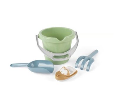 Σετ παραλίας Dantoy με κουβαδάκι και πλαστική βαρκούλα για συμβολικό παιχνίδι στην άμμο και το νερό.