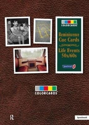 Το κουτί συσκευασίας του σετ φωτογραφιών Life Events 50's-60's: Φωτογραφίες Αναμνήσεων από τις Δεκαετίες '50 & '60 Speechmark 30116 για την ανάπτυξη του λόγου και τη συναισθηματική σύνδεση, σε λευκό φόντο.
