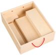 Οι 30 ξύλινες σανίδες  90222 Educo στη θήκη αποθήκευσής τους με το κόκκινο κορδόνι, σε λευκό φόντο.