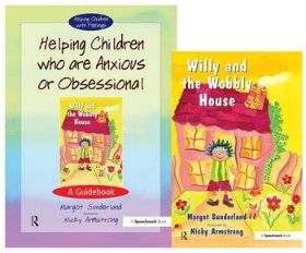 Το σετ Willy and the Wobbly House: Οδηγός για Παιδιά με Άγχος & Φοβίες (Βιβλίο & Οδηγός) 88499, σε λευκό φόντο.