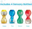Τα 4 αισθητηριακά δοχεία συναισθημάτων LER 94488 με τα διαφορετικά χρώματα και εκφράσεις προσώπου.