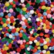 Κοντινό πλάνο στο Σετ 450 Mini Pom-pom Χειροτεχνίας (0,5cm - 1,5cm) – Childhood Supply CHMINIPO, για εντυπωσιακές χειροτεχνίες.