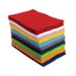 Το Σετ 100 Φύλλα Τσόχας 15x23cm σε 10 Χρώματα – Childhood Supply CHEZFELT για ατελείωτες χειροτεχνίες, σε λευκό φόντο.