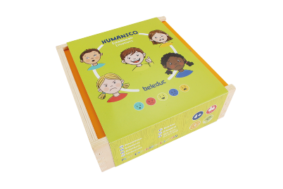 Beleduc 11555 Humanico – Σετ 5 ξύλινων παζλ συναισθημάτων (6 κομμάτια καθένα) για αναγνώριση, εξοικείωση και λογική σκέψη σε παιδιά